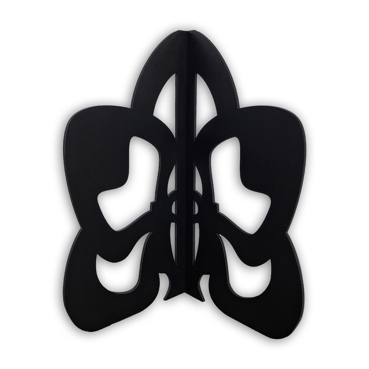 Model FIORANGOLO QUEEN – Element dekoracyjny z PVC do zastosowań zewnętrznych i wewnętrznych, kolor CZARNY