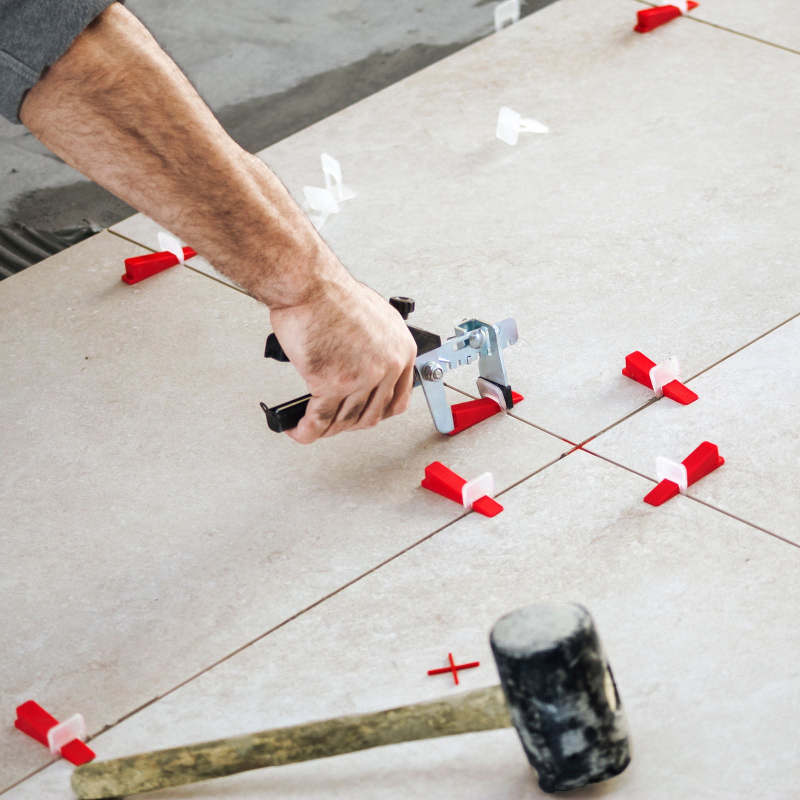 Pince De Nivellement FixLevel - Pour Pose Carrelage Professionnelle