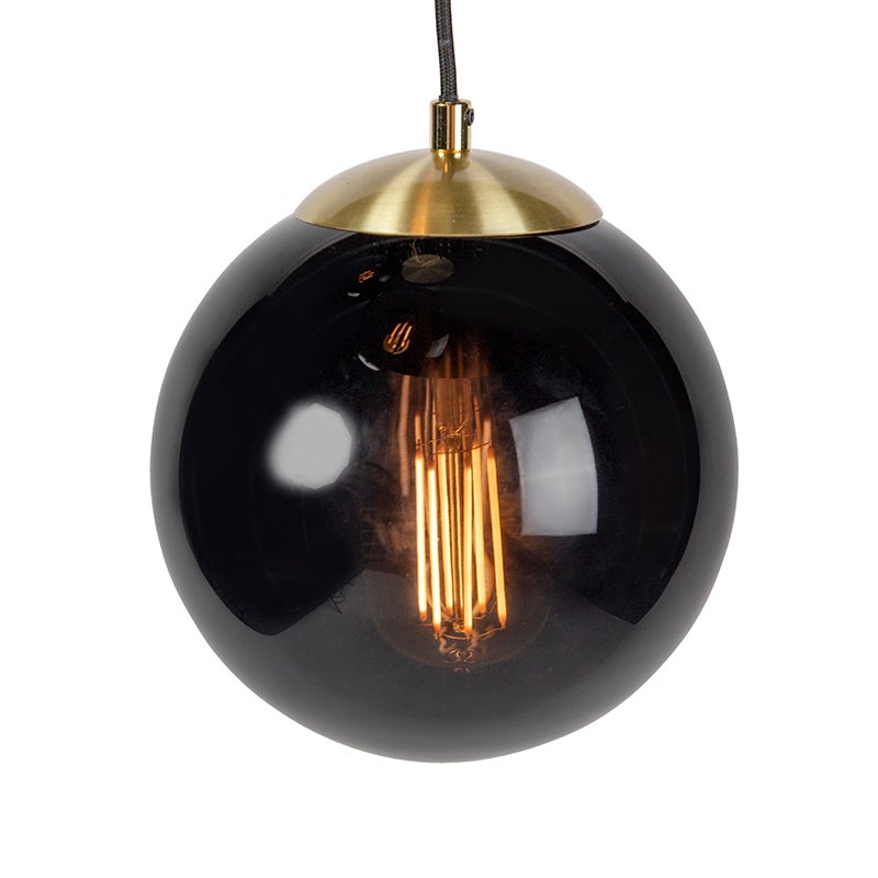 Suspension pallon - 3 lumière - Ø 45 cm - Noir et Or - Moderne - Éclairage intérieur - Salon - 5