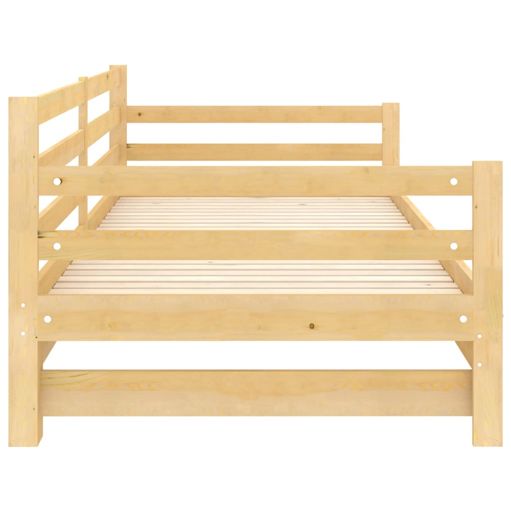 Lit coulissant sans matelas 2 x (90 x 200) cm - 8