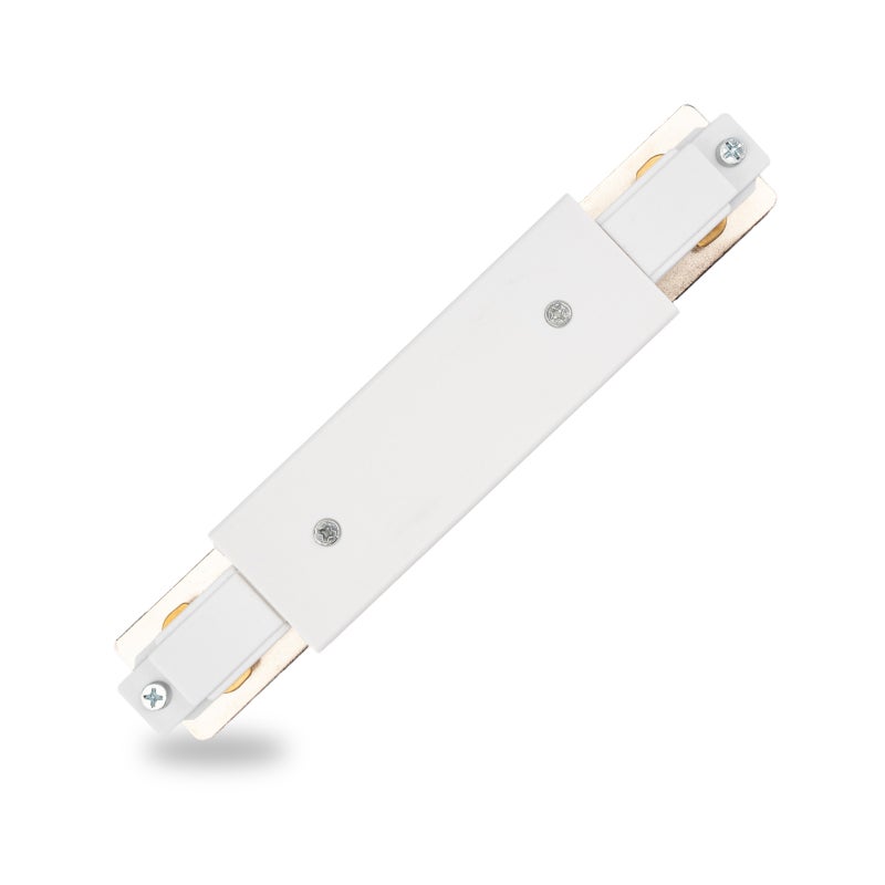 Łącznik Prosty Lumiled z Zasilaniem Biały do Szynoprzewodów Szyn Jednofazowych 1 szt.