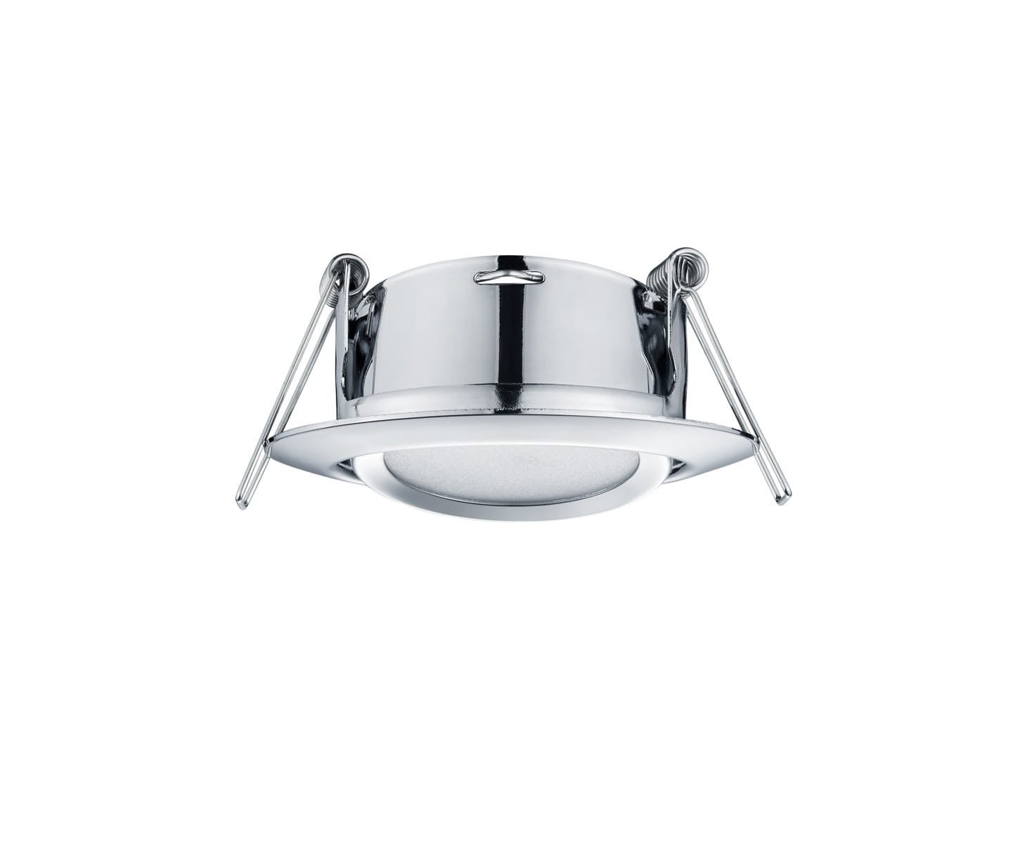 Oprawa stropowa sufitowa wpuszczana Rila chromowana LED 5W 3000K 370 lm wym: 8,2 x 8,2 cm okrągła Trio - 3