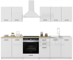 Cuisine individuelle Vicco R- Line, Chêne doré/blanc/ Wit, 160 cm sans plan de travail