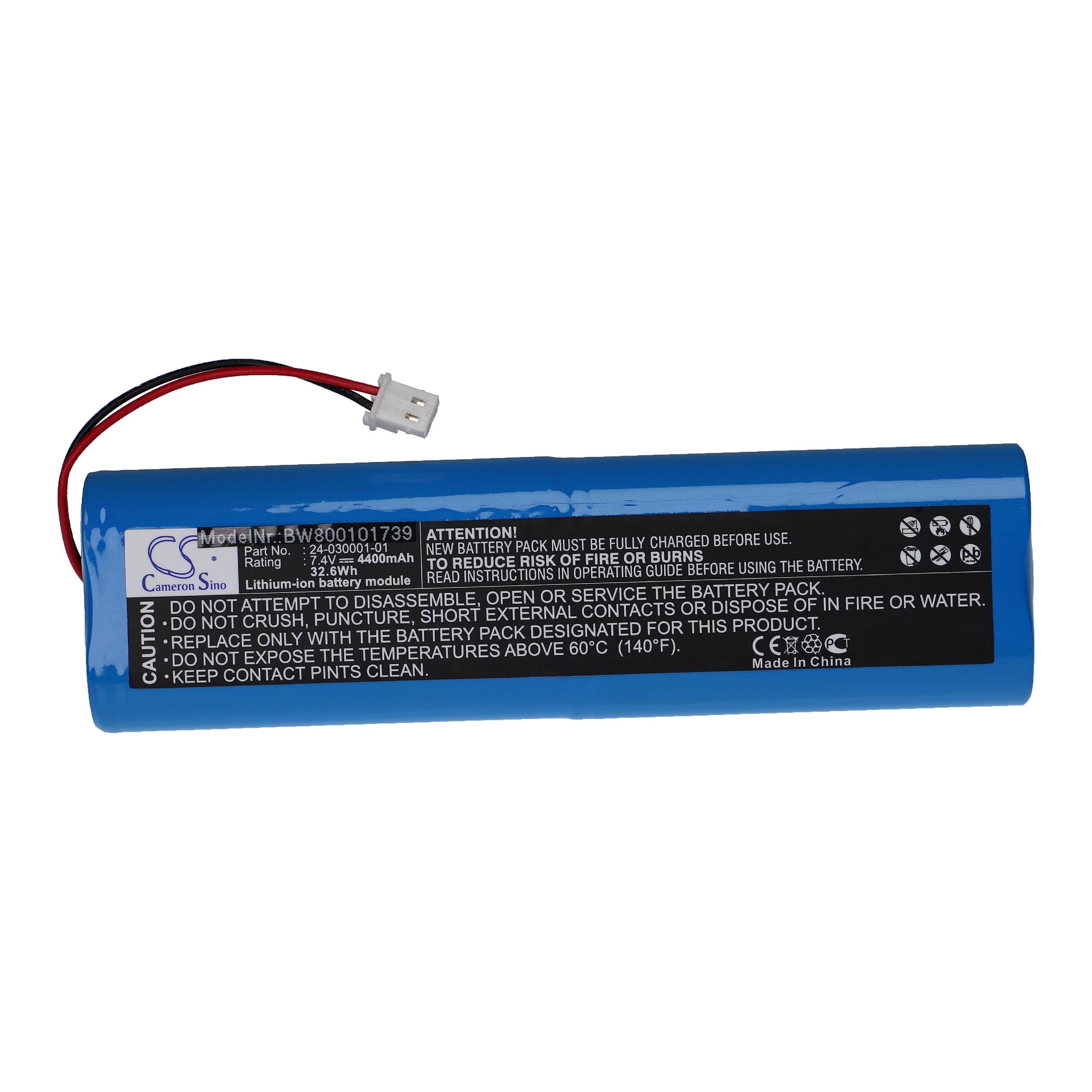 Vhbw Batterie 5000mAh Compatible Siglent SHS1000 SHS800 - Li-Polymère 7.4V Haute Autonomie