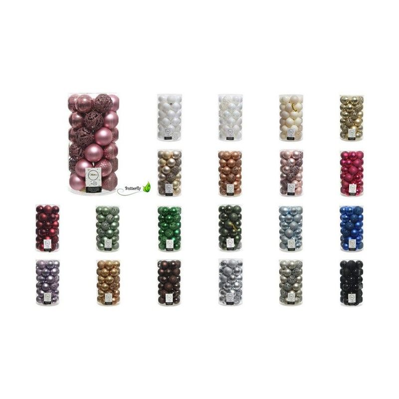 Bolas para árbol de Navidad - 37 bolas - Plata - 2