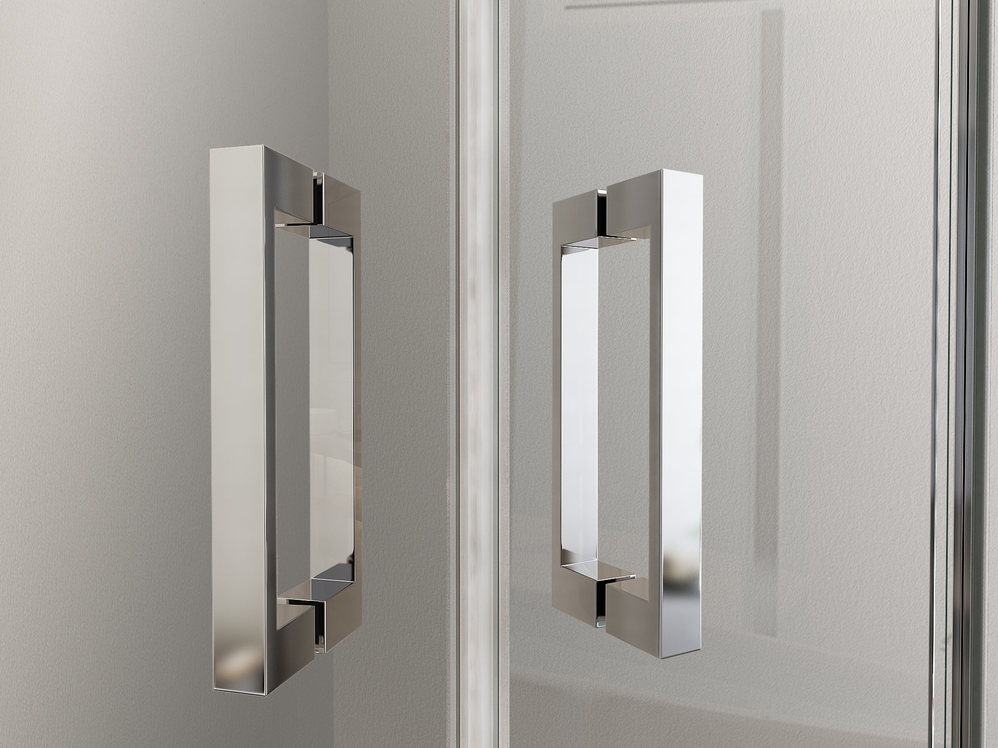 NALA Box doccia 6 mm angolare rettangolare profilo cromo reversibile H.190 70x90 - 3