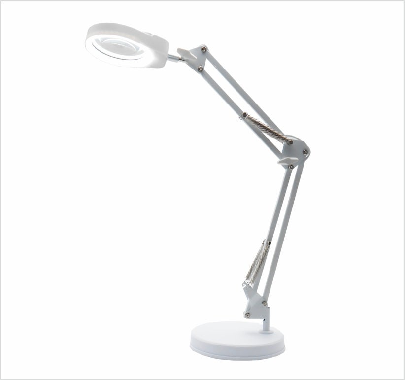 5 x Langzame ingrandimento Lampada da terra verticale lamp in vetro regolabile rotolamento diottrie salon spa schoonheid make-up licht structuur di