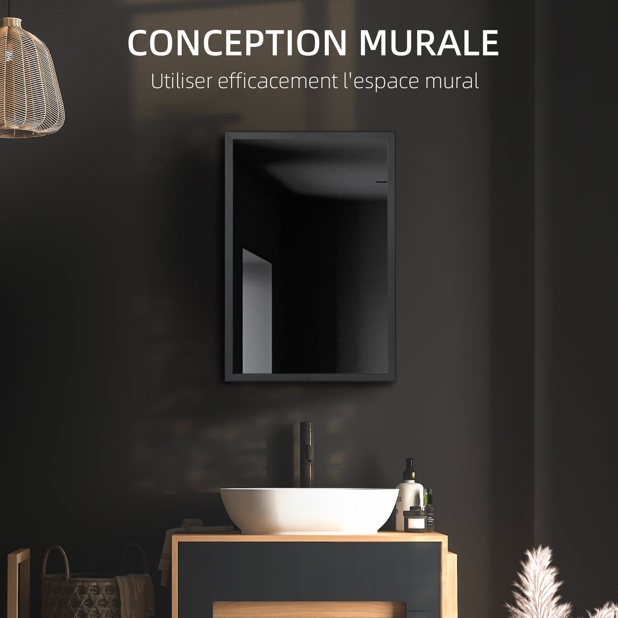 Armoire à miroir Acier inoxydable kleankin - 7