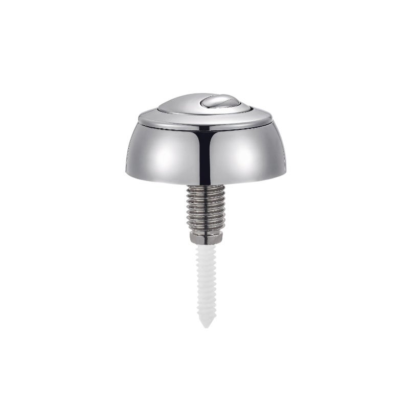 Podwójny przycisk spłukiwania, okrągły przycisk z chromowanego tworzywa ABS, zamienny dodatek do toalety do kabiny prysznicowej i łazienki