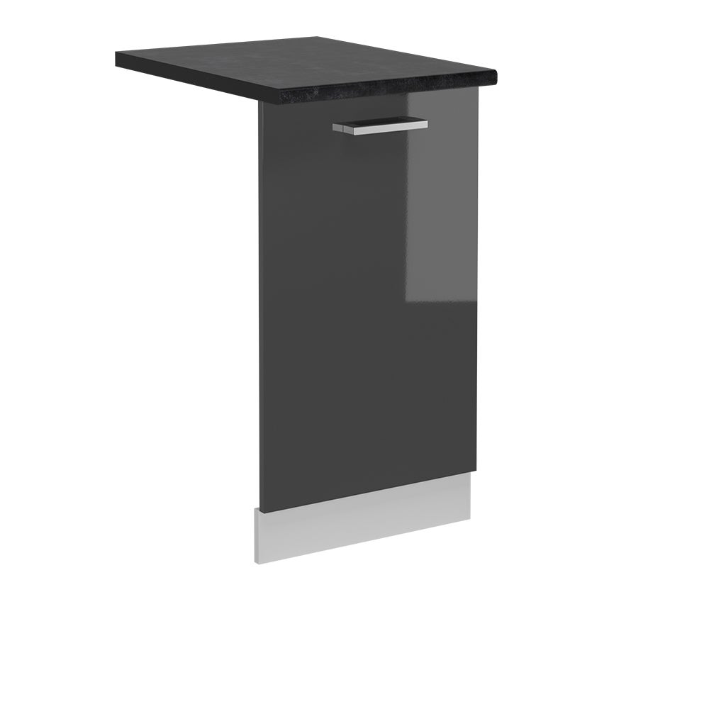 Vicco Panel przedni zmywarki R-Line, Antracyt wysoki połysk, 45 cm , BP Antracyt