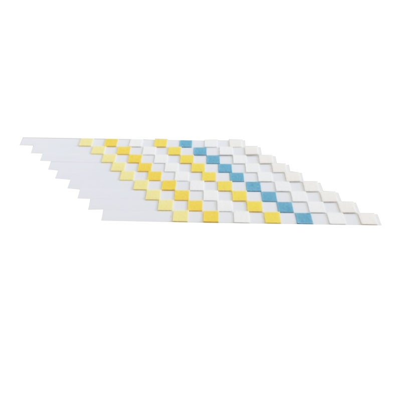 Bandelettes de test, test de qualité de l'eau 6 en 1, 100 unités (pH, chlore, nitrate, nitrite, carbonate, dureté) - 6