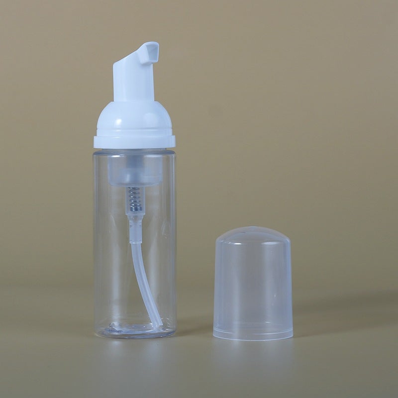 Lot de 2 distributeurs de mousse vides en plastique - Bouteilles de savon de voyage pour nettoyant du visage(transparent, 100 ml) - 4