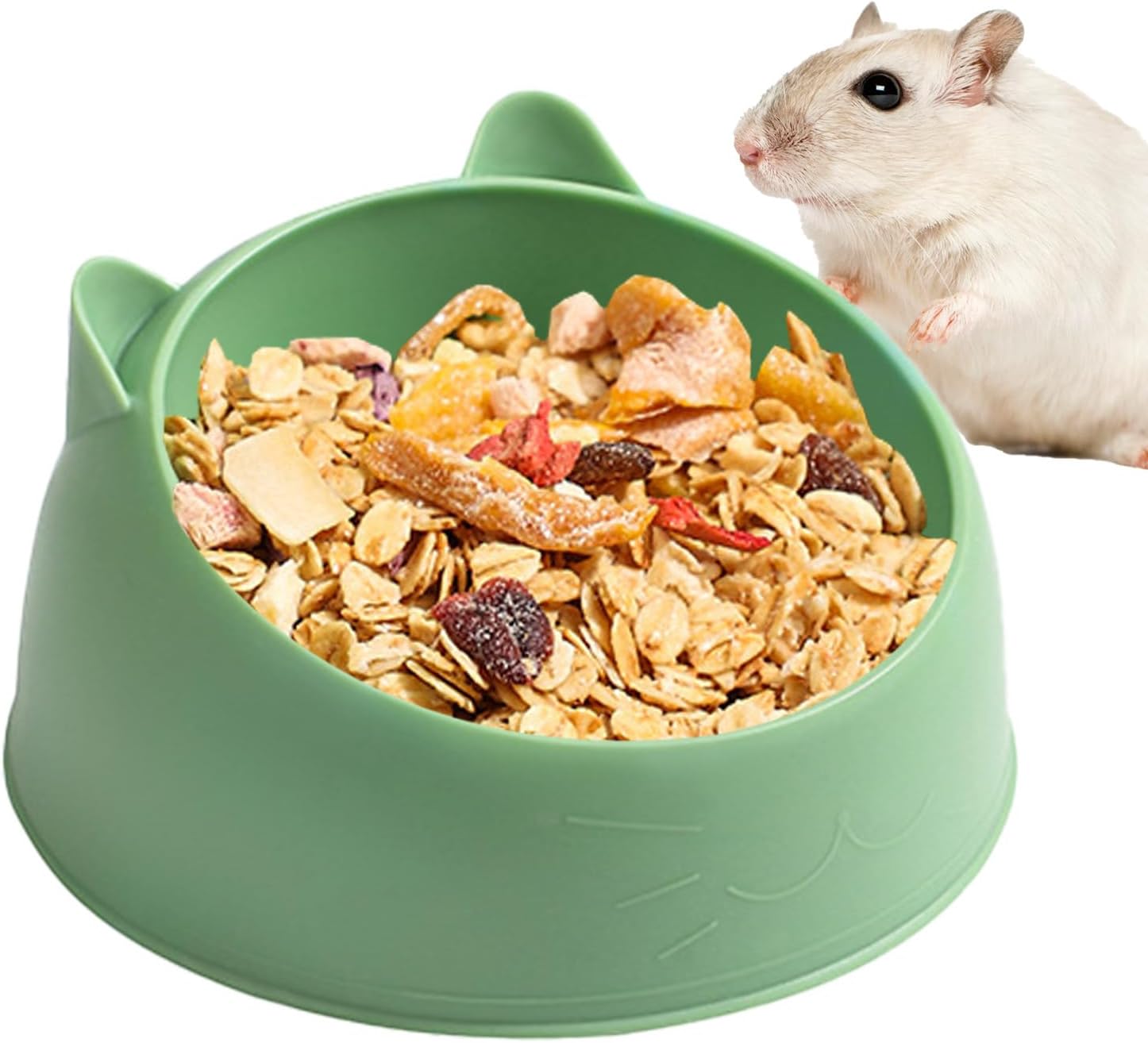 Miska dla chomika - Miska na jedzenie i wodę dla chomika - Miska na jedzenie dla małych zwierząt - Miska dla chomików i świnek morskich