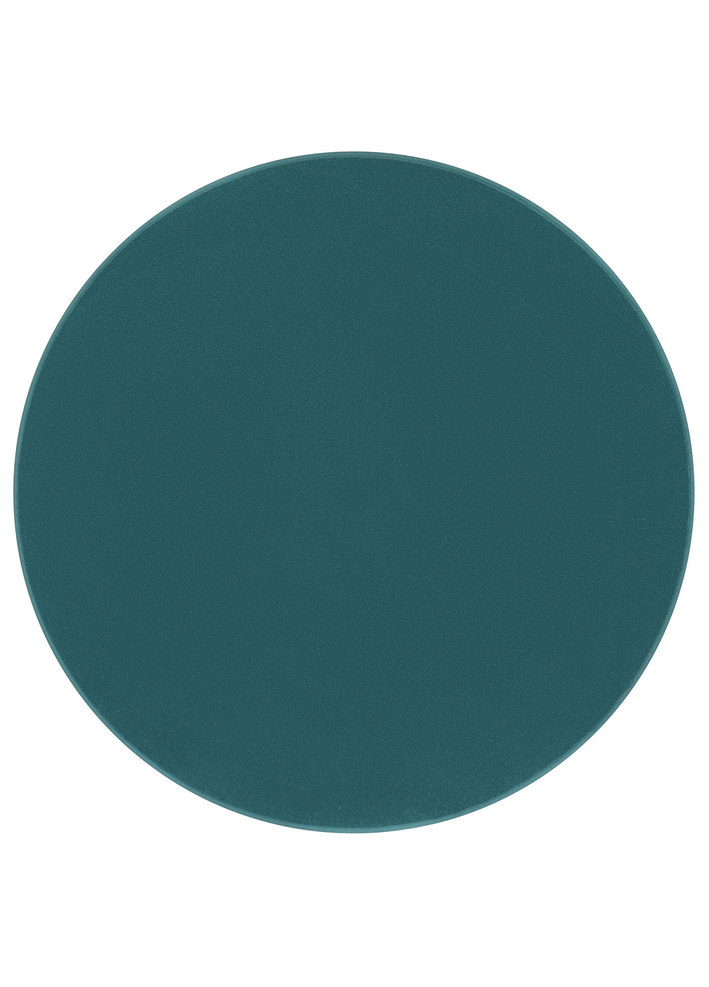 TAPISO Mono Rond Tapis Séjour Poil Court Intérieur Extérieur Moderne Bleu Foncé Uni OEKO-TEX 160 x 160 cm - 2