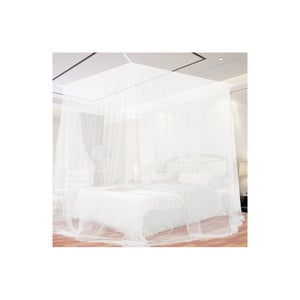 Moustiquaire Carrée Universelle Grand Modèle Moustiquaire De Lit Aoreun 200x210x220cm - Protection Anti-moustiques Pour Lits Simples Et Doubles Moustiquaire Lit
