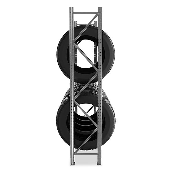 Rack à pneus poids lourds - Élément suivant : 2000x1800x500mm - Utilisable uniquement avec un module de départ - RAYOPN/PL/1840/S - 5