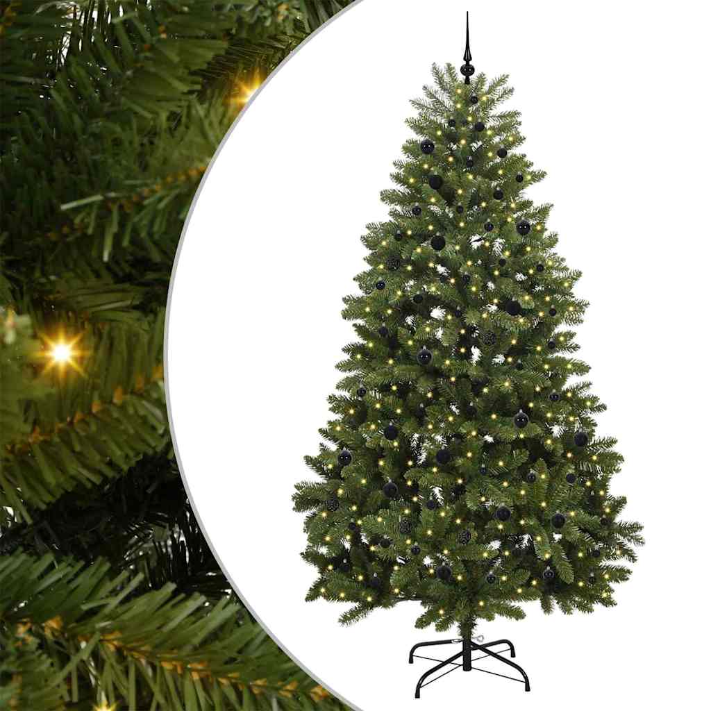 Sztuczna choinka Ze LED Lights Zielony 270 cm PVC i Metal