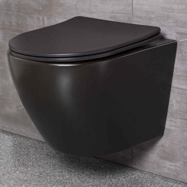 Miska WC podwieszana Delos BLM z deską wolnoopadającą duroplast BL KERRA - 2