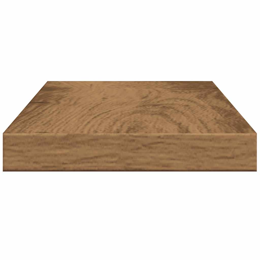 4 pcs Étagères murales | Étagère flottante | Étagère suspendue chêne artisanal 40x20x1,5 cm CFW871279 - 6