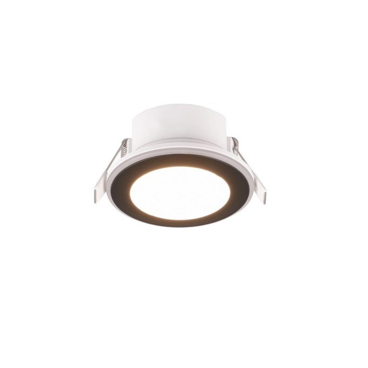 Oprawa wpuszczana LED ARGUS 5W 3000K 350lm tworzywo sztuczne czarna wym:4x8x8cm IP20 Trio