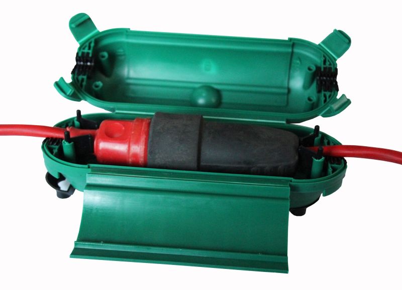 Dalmari Safebox VERT pour la protection des fiches et des prises en extérieur IP44 - 3