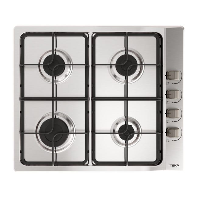 Placa Gas TEKA E/60 3 40 Inox Natural | Leroy Merlin