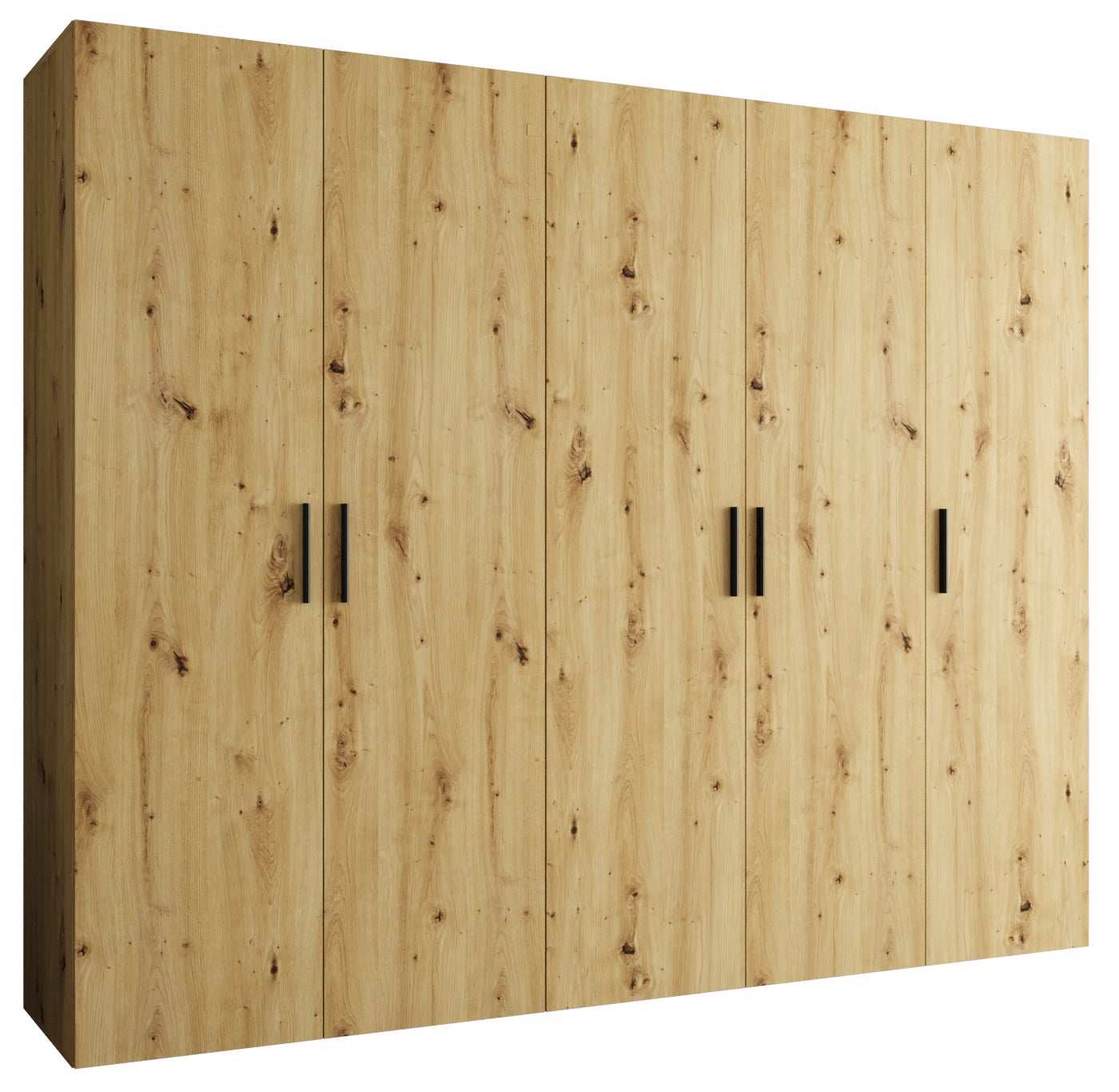 Szafa uchylna otwierana Bari 1 250 x 52 x 202 cm artisan + u. czarny Abiks Meble