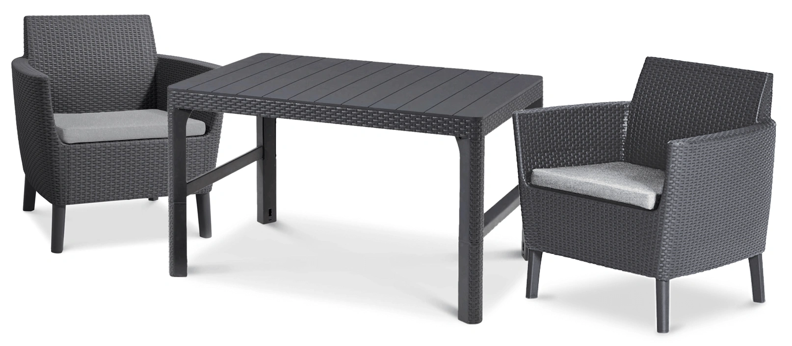 Meble na balkon SALEMO DUO/LYON Graphite 1 szt