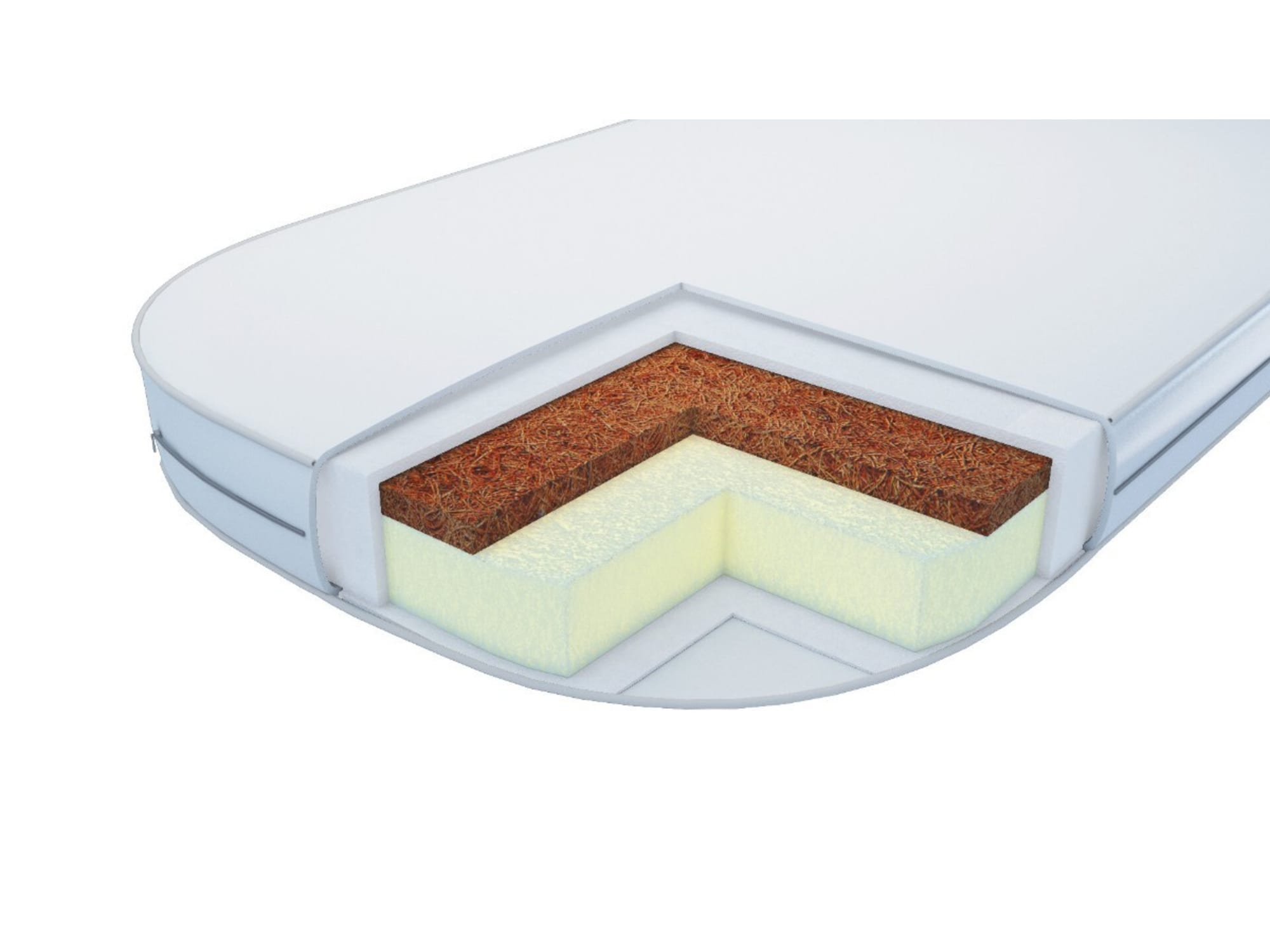 SONHO Matelas Bébé 70X140 Visco Dori Epaisseur 11 CM Noyau à Mémoire