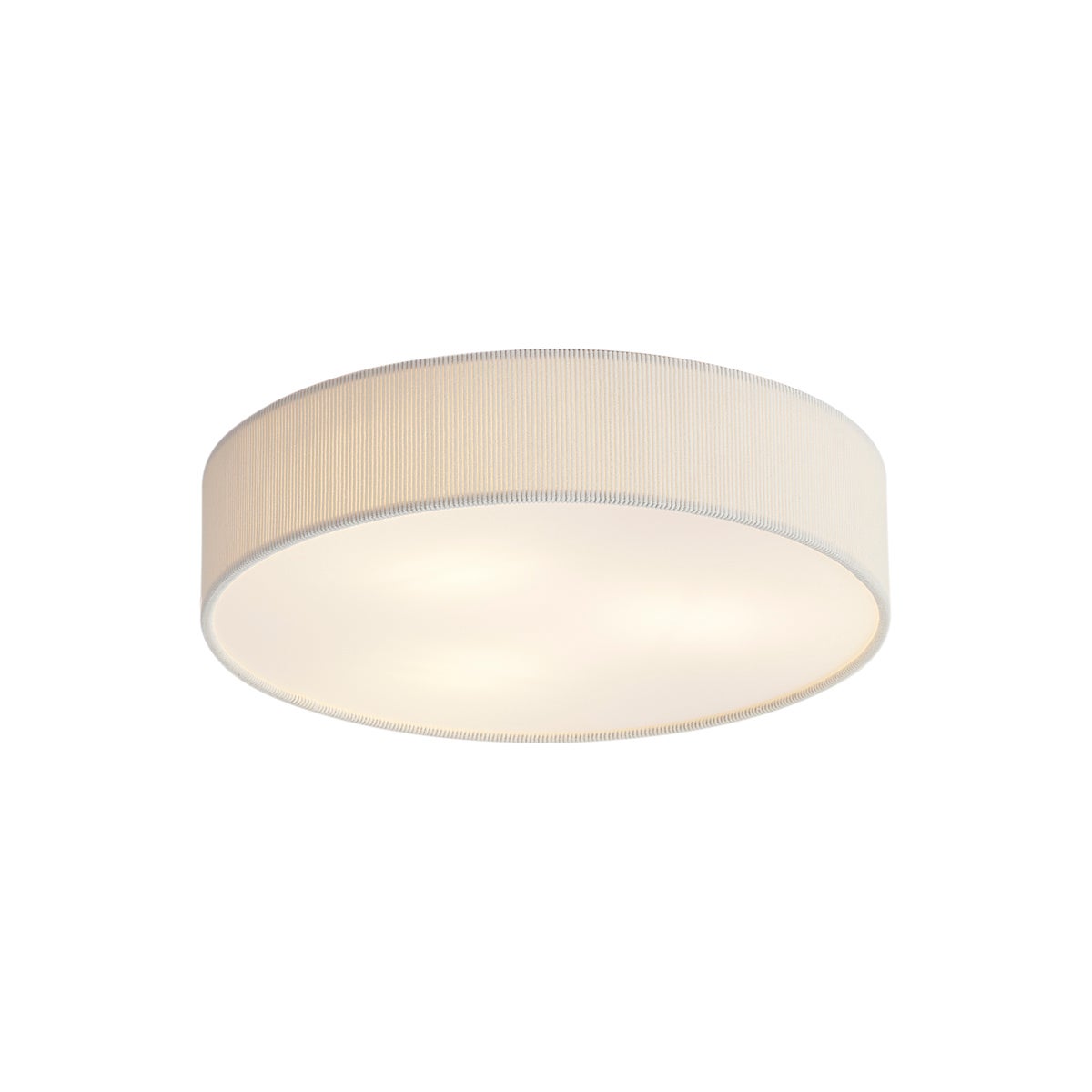 Qazqa nowoczesny plafon - Luz - biały, okrągły, max. 15w, e27, z 3 punktami świetlnymi, 46cm oświetlenie wewnętrzne