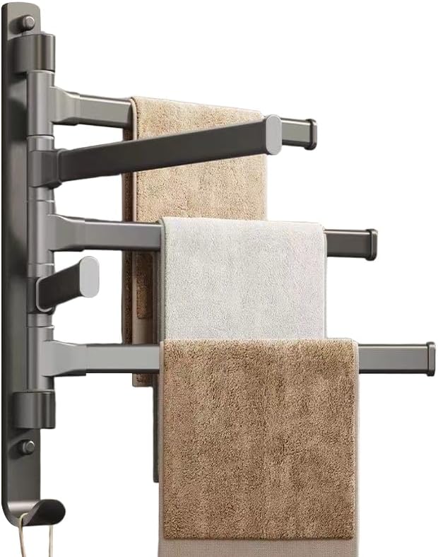 Porte-serviettes Rotatif 360° En Bois Et Fer - 2 En 1 Serviettes & Épices - Design Compact Antidérapant - 21,8x15,3x14,5 Cm - 10