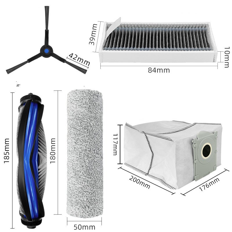 Bac à Poussière De Remplacement Pour Ecovacs X8 Pro/X8 Plus – Dimensions 140x28x42 Mm | Lavable à L’eau, étanche | Installation Facile
