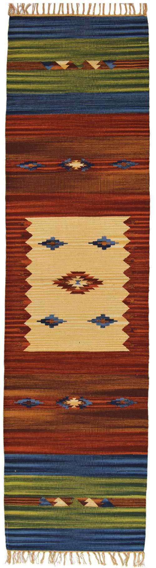 Oryginalny, autentyczny i ręcznie robiony kilim Ideal 280x60 cm