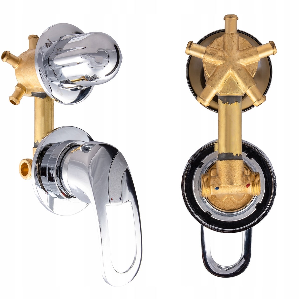 BATERIA DO KABINY Z HYDROMASAŻEM ZABUDOWANEJ MIESZACZ ZAWÓR 10 CM 5 FUNKCJI