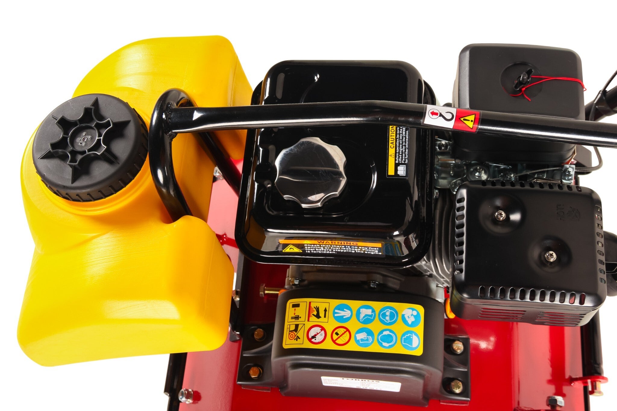 Compacteur à plaque vibrante 21 kN – Avec réservoir d’eau – Moteur essence 6,5ch – Plaque 60 x 48 cm Torros TPT2102W - 4