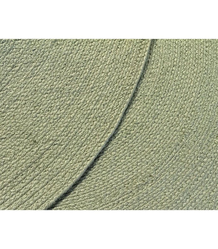 Hamid - Tapis rond d'extérieur et d'intérieur NANSA VERT 120X120 - 7