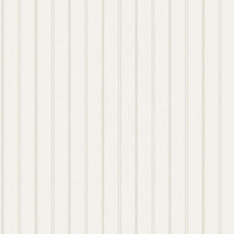 Papel pintado rayas blanco y beige - 53 cm x 10.05 m - borastapeter
