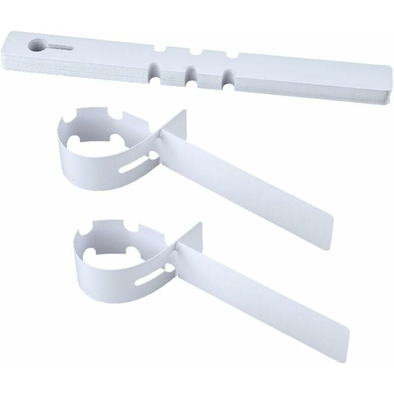 Opakowanie 200 białych plastikowych etykiet na rośliny i drzewa (2 x 20 cm)