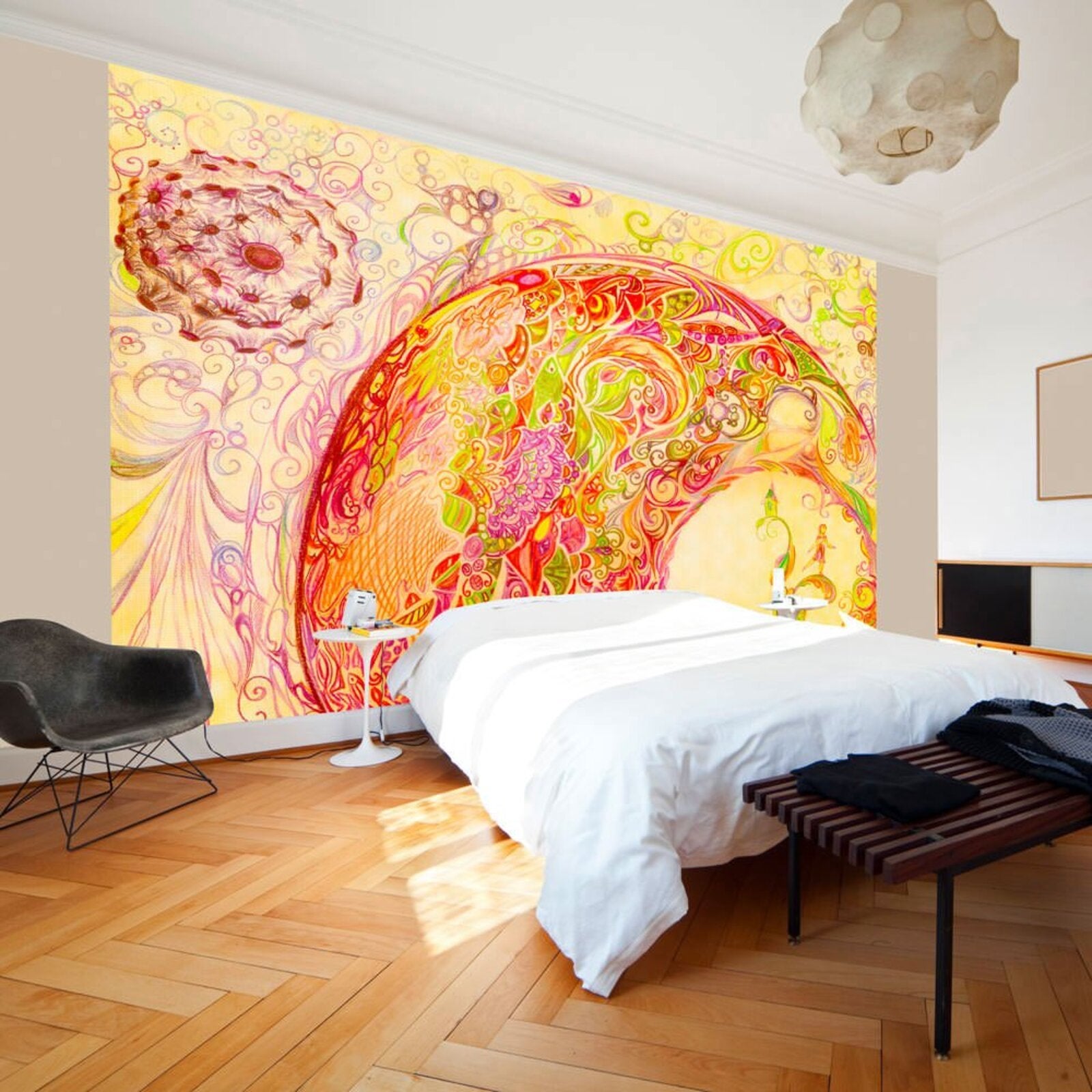 Papier peint motif oriental - 250 x 193 cm | Leroy Merlin
