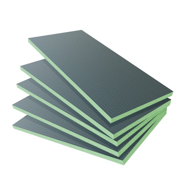Pannello di Costruzione da Piastrellare in Estruso Polistrirene Rigido per l’Isolamento della Casa e del Bagno Dimensione 1250x600X40mm(5 pezzi/set)