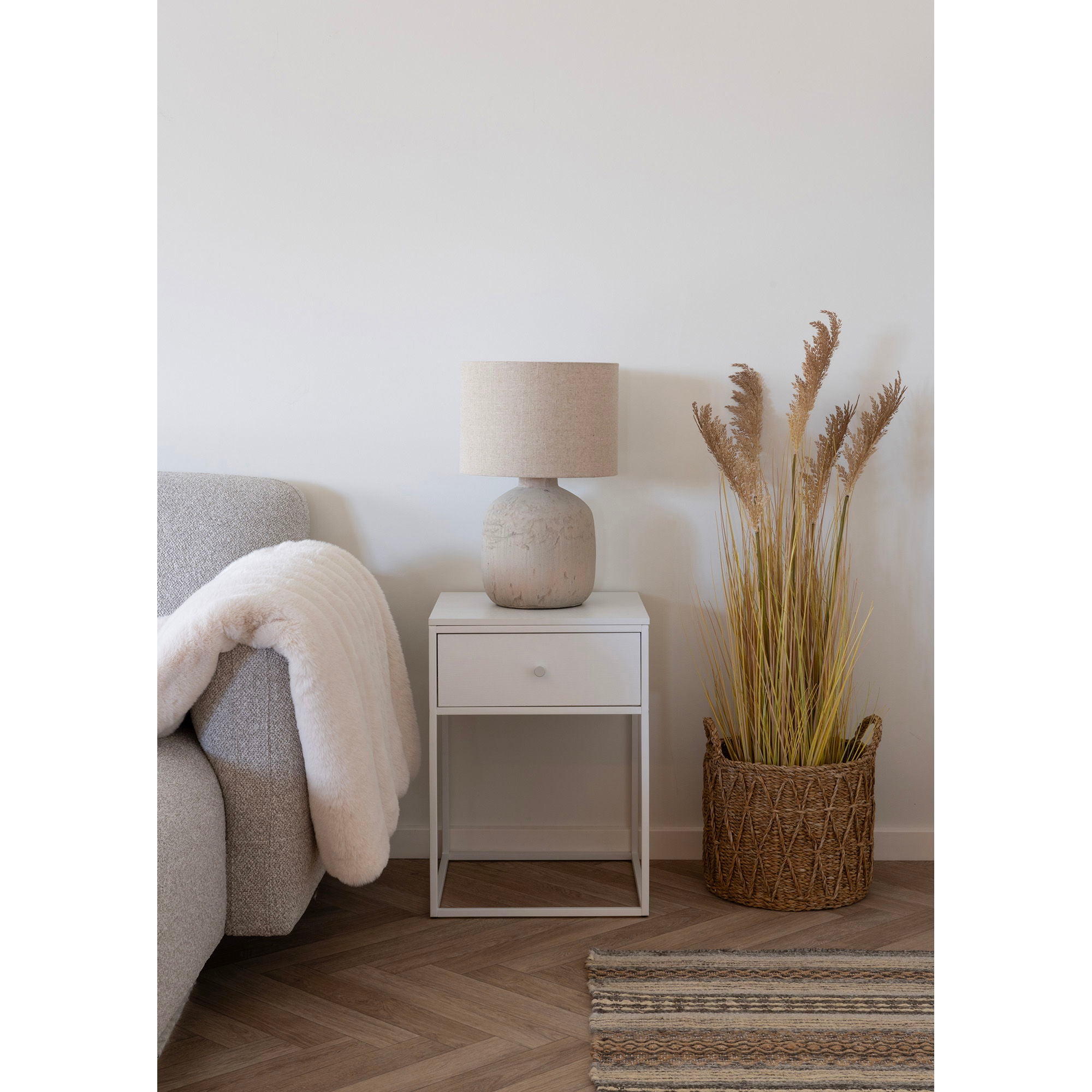 Bilby Lampa stołowa 150cm przewód jasnobrązowy.