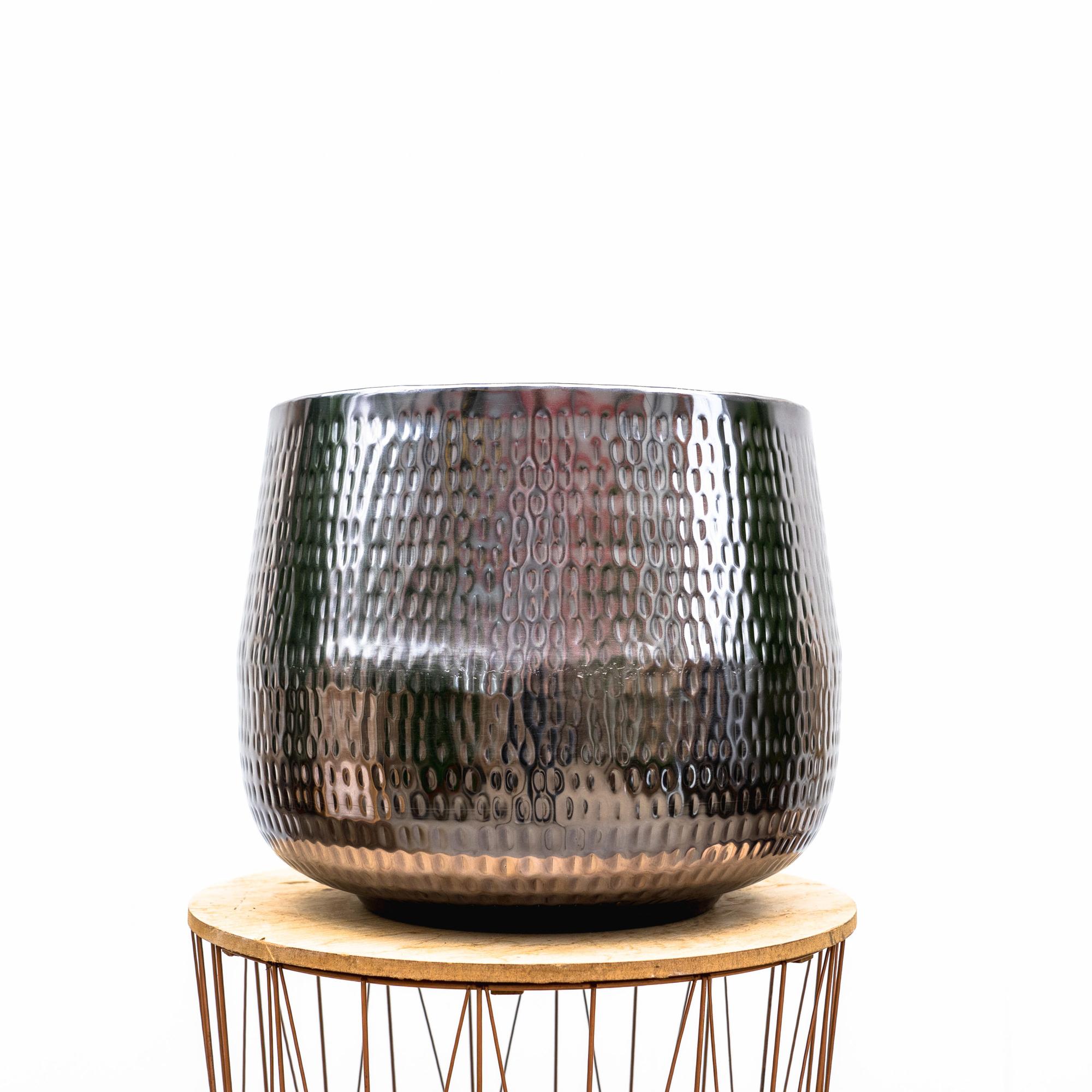 Cachepot Jenna Lead – 46x38 cm– MOSELOTA | Leroy Merlin