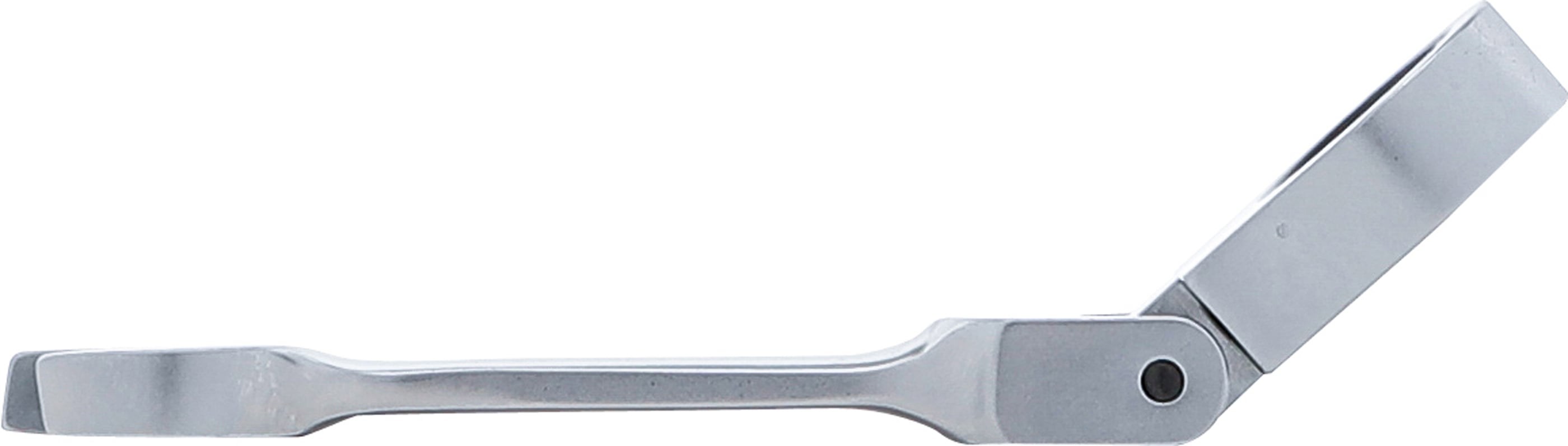 Clé mixte à cliquet | courte | à couder | 10 mm - 2