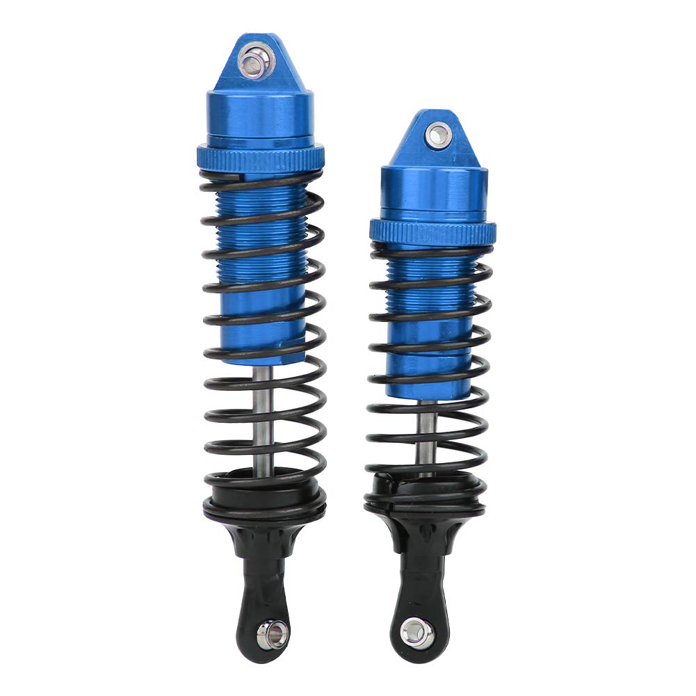 AMMORTIZZATORI ANTERIORI E POSTERIORI IN LEGA DI ALLUMINIO, PRESTAZIONI DI ASSORBIMENTO MIGLIORATE, ADATTO PER AUTO RC SLASH 1/10 (Blu) - 6