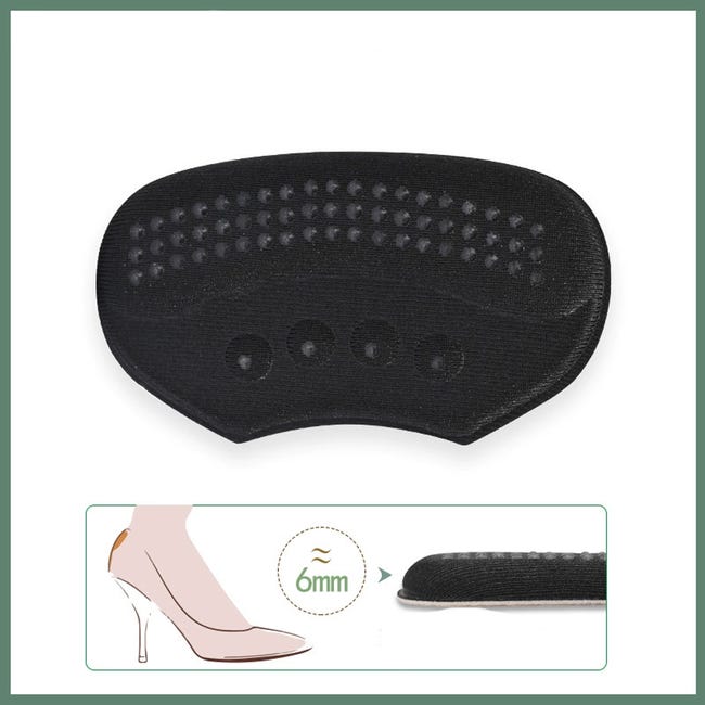 4 Pares De Plantillas Para Zapatos Grandes - Taloneras Y Punteras Antideslizantes, Recortables, Para Zapatillas, Mocasines O Tacones
