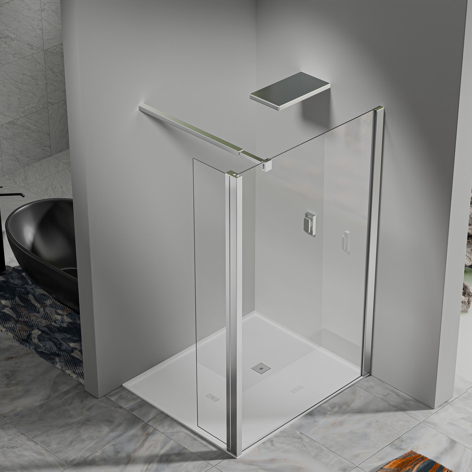 paroi-de-douche-110-200-cm-avec-volet-pivotant-30-200-cm-8-mm-barre