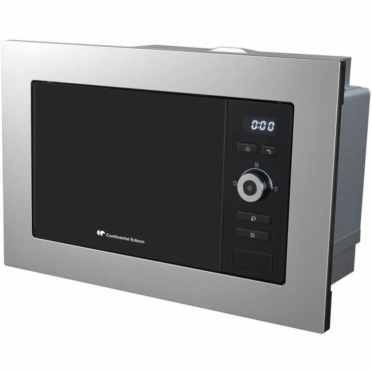 Four micro ondes encastrable gril 20L Continental Edison MO20IXEG inox LED - 7