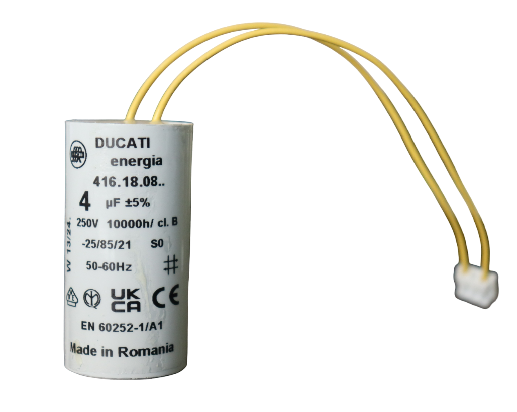 Condensatore 4.5 µF Per Motore Tapparelle E Tende – Becker, M4 Group, Nice – 25mm – Fabbricato In Francia