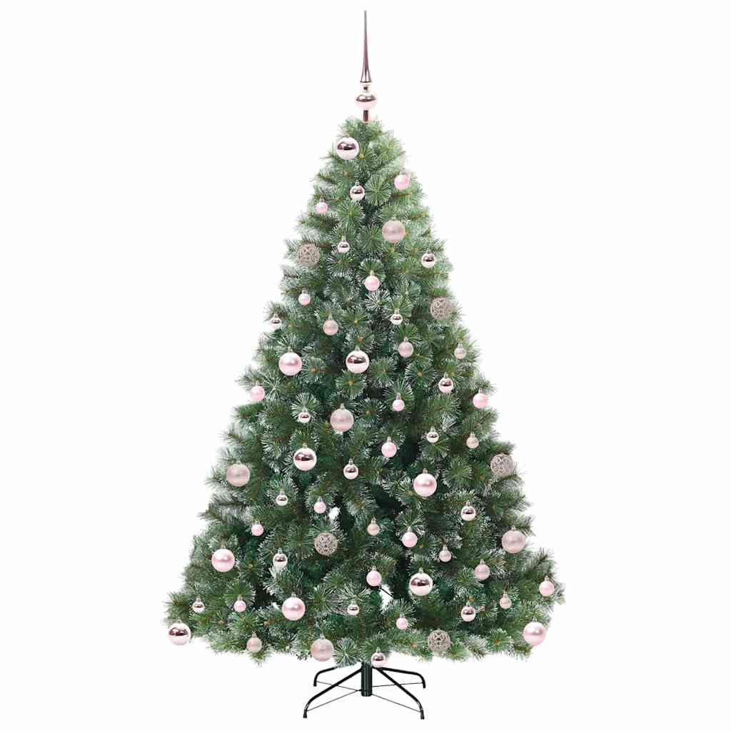 vidaXL Sapin de Noël artificiel avec 300 LED Vert 180 cm PE et PVC - 4