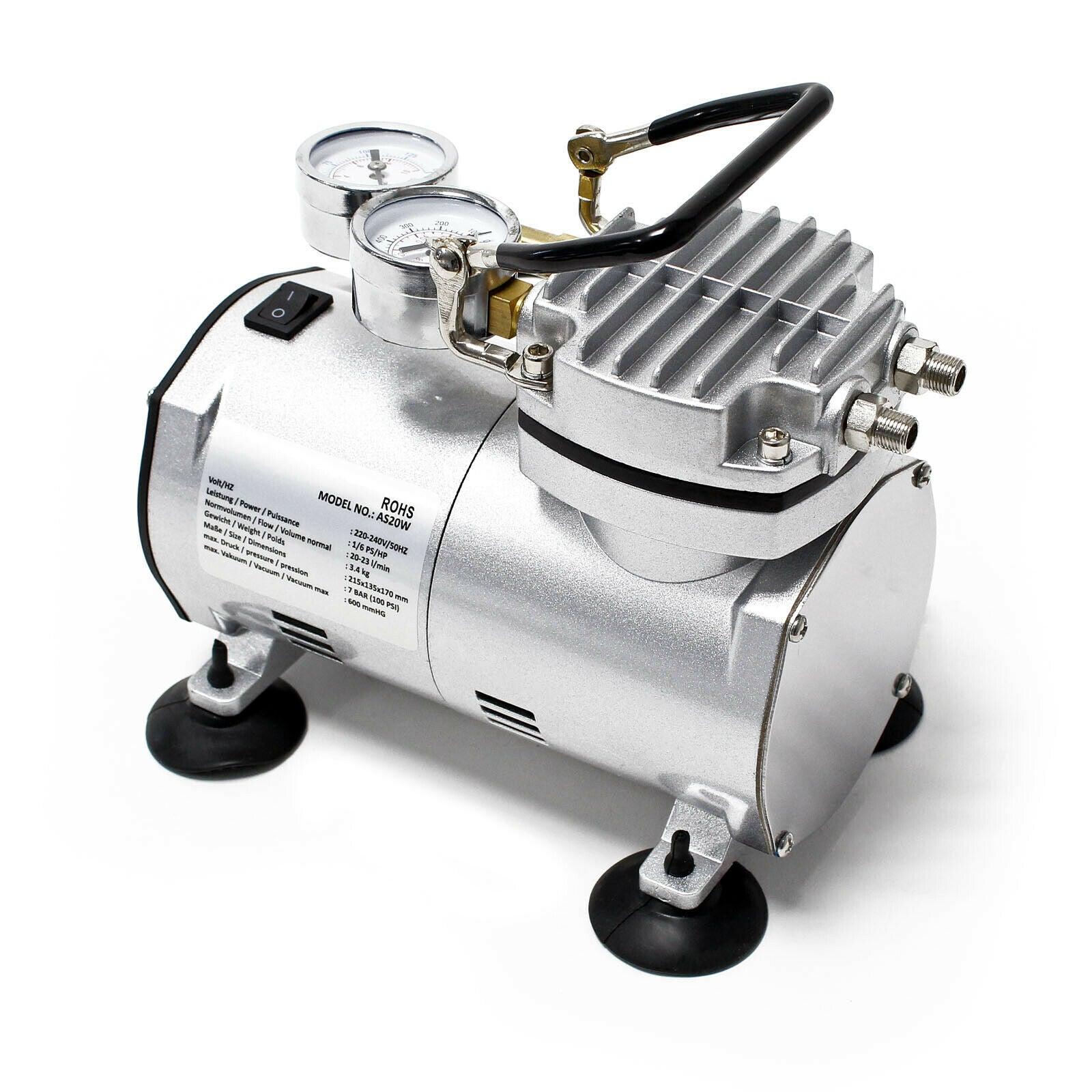 Compresseur Aérographe Paasche D3000R - 1/5 HP Avec Réservoir, Régulateur Et Piège à Humidité - Neuf